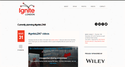 Desktop Screenshot of ignitelondon.net